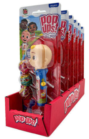 Flix Pop Ups! Cocomelon Chupa Chupa Lollipops 6ct